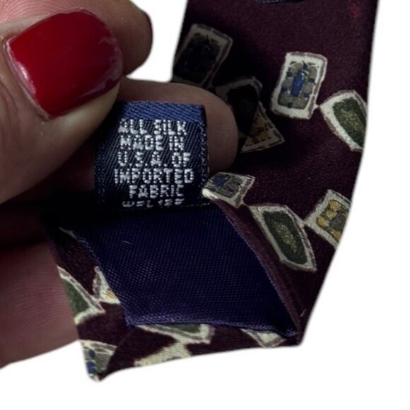 Vintage Ralph Lauren Chaps Silk Tie Quiet Luxury Old Money Striped Forma… - Picture 4 of 9